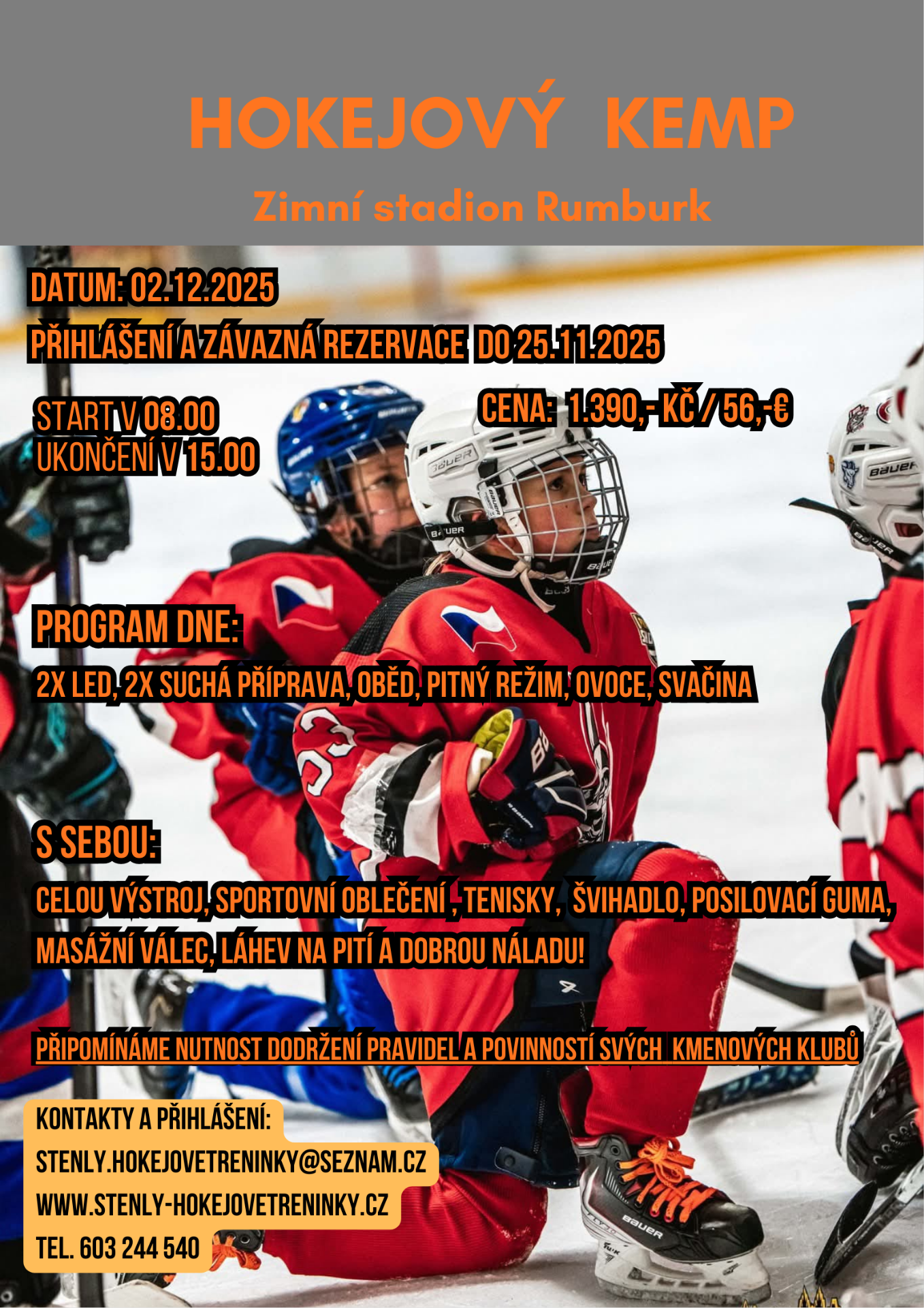 hokejový kemp 02.12.2025